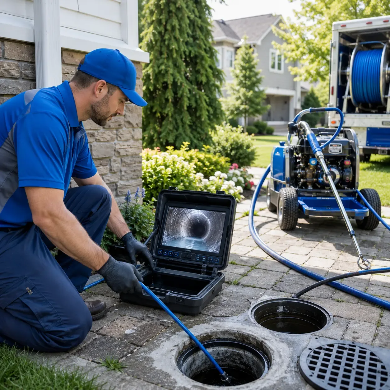 Outdoor drain cleaning professionals serving Caledonia, OH